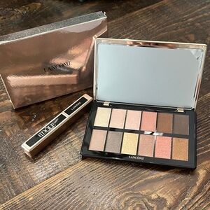 BRAND NEW! Eyeshadow Palette and Mascara Set - Gold, Brown, Pink